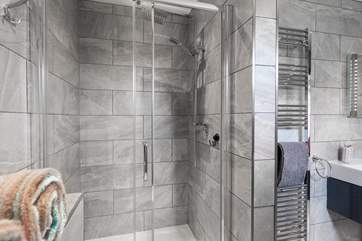 The en suite shower-room has a fabulous enclosed shower.