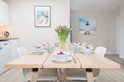 The very modern kitchen/dining-room is simply stunning.