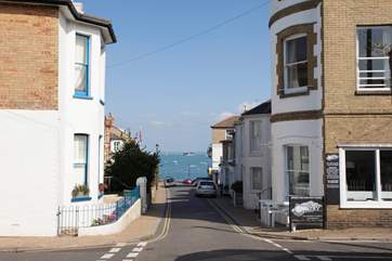 Seaview High Street is a traditional sailing village.