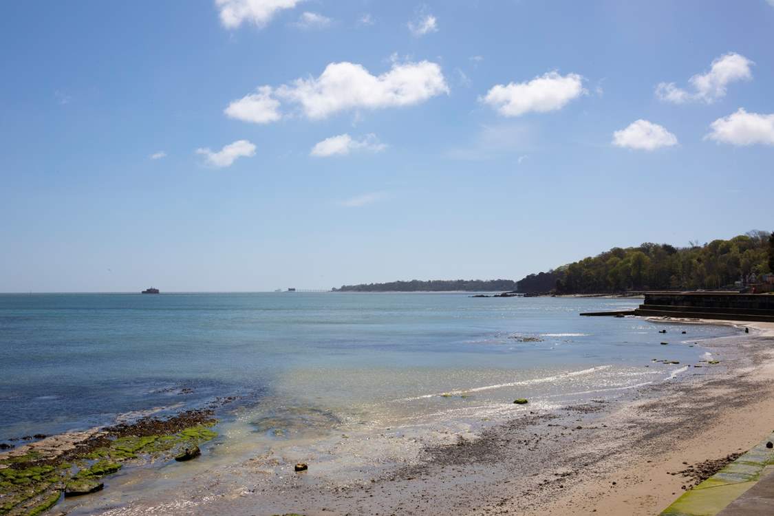 Seagrove Bay is a lovely stretch of beach and a short walk away from Buckland Place.