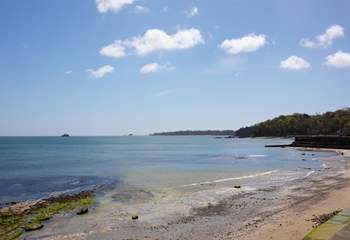 Seagrove Bay is a lovely stretch of beach and a short walk away from Buckland Place. 