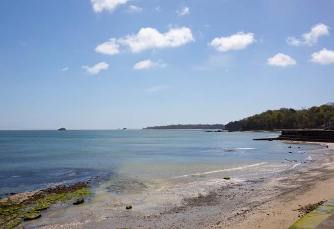 Seagrove Bay is a lovely stretch of beach and a short walk away from Buckland Place. 