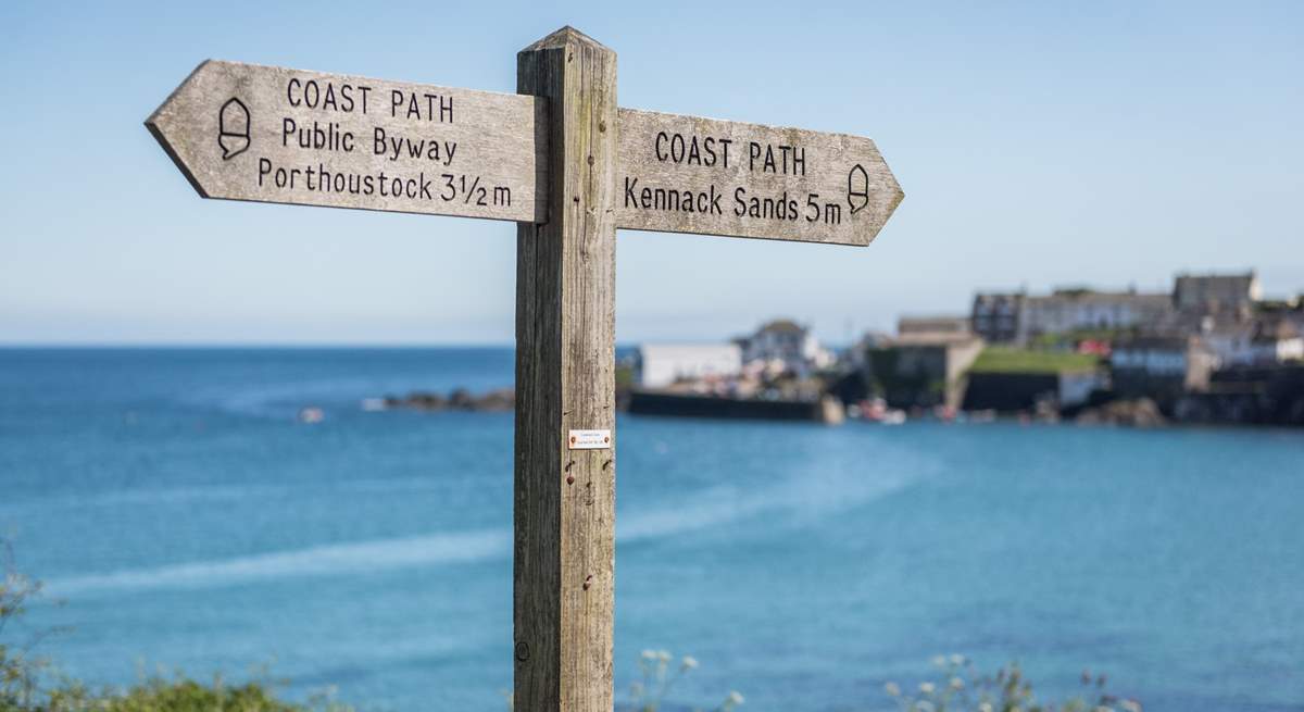 Tramping the South West Coast Path is a great way to spend the day.