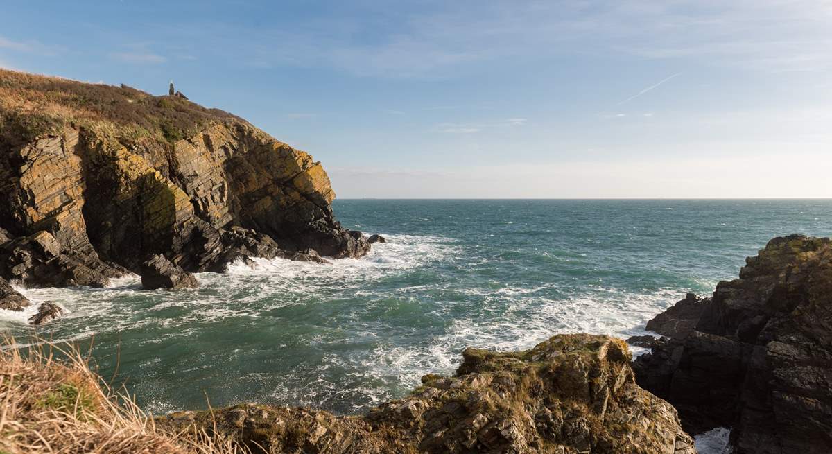 Rugged coastline at Cadgwith.