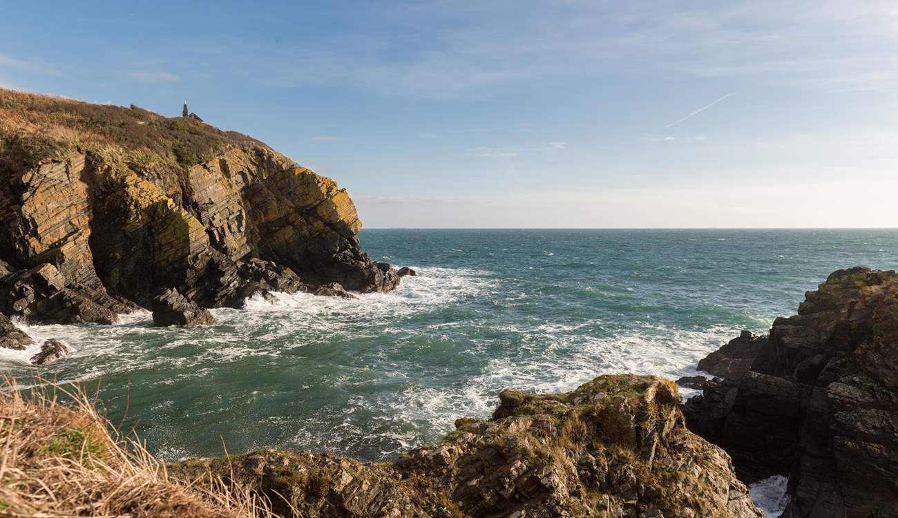 Rugged coastline at Cadgwith.