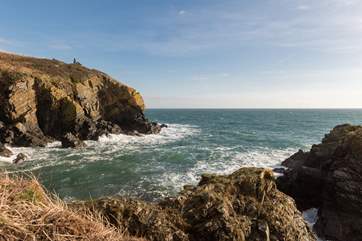 Rugged coastline at Cadgwith.