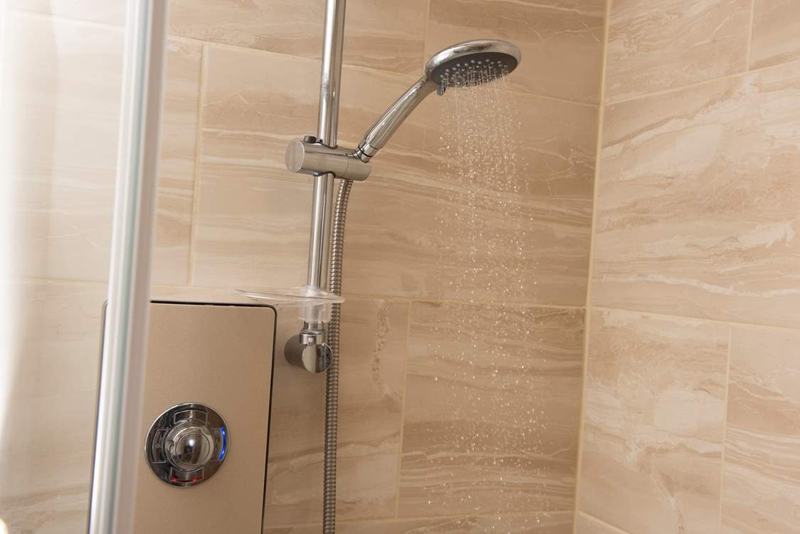 A hot shower awaits after a day out and about.