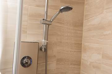 A hot shower awaits after a day out and about.
