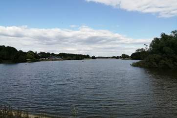 Sutton Bingham reservoir is just along the road from Halstock. There is a large picnic-area and lovely lakeviews.