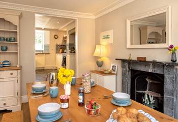 Enjoy a relaxing holiday breakfast before you set off on your adventures in south Cornwall.