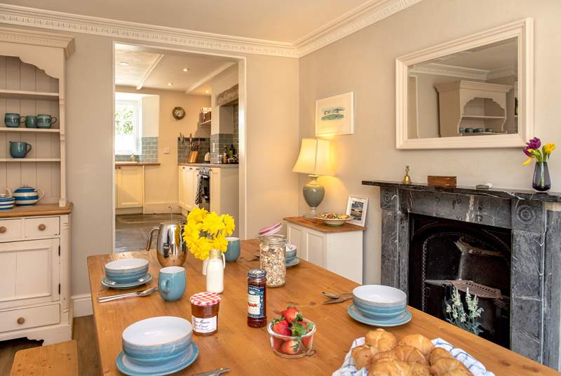 Enjoy a relaxing holiday breakfast before you set off on your adventures in south Cornwall.