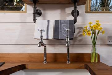 Hot and cold running water is, of course, 'on tap'!