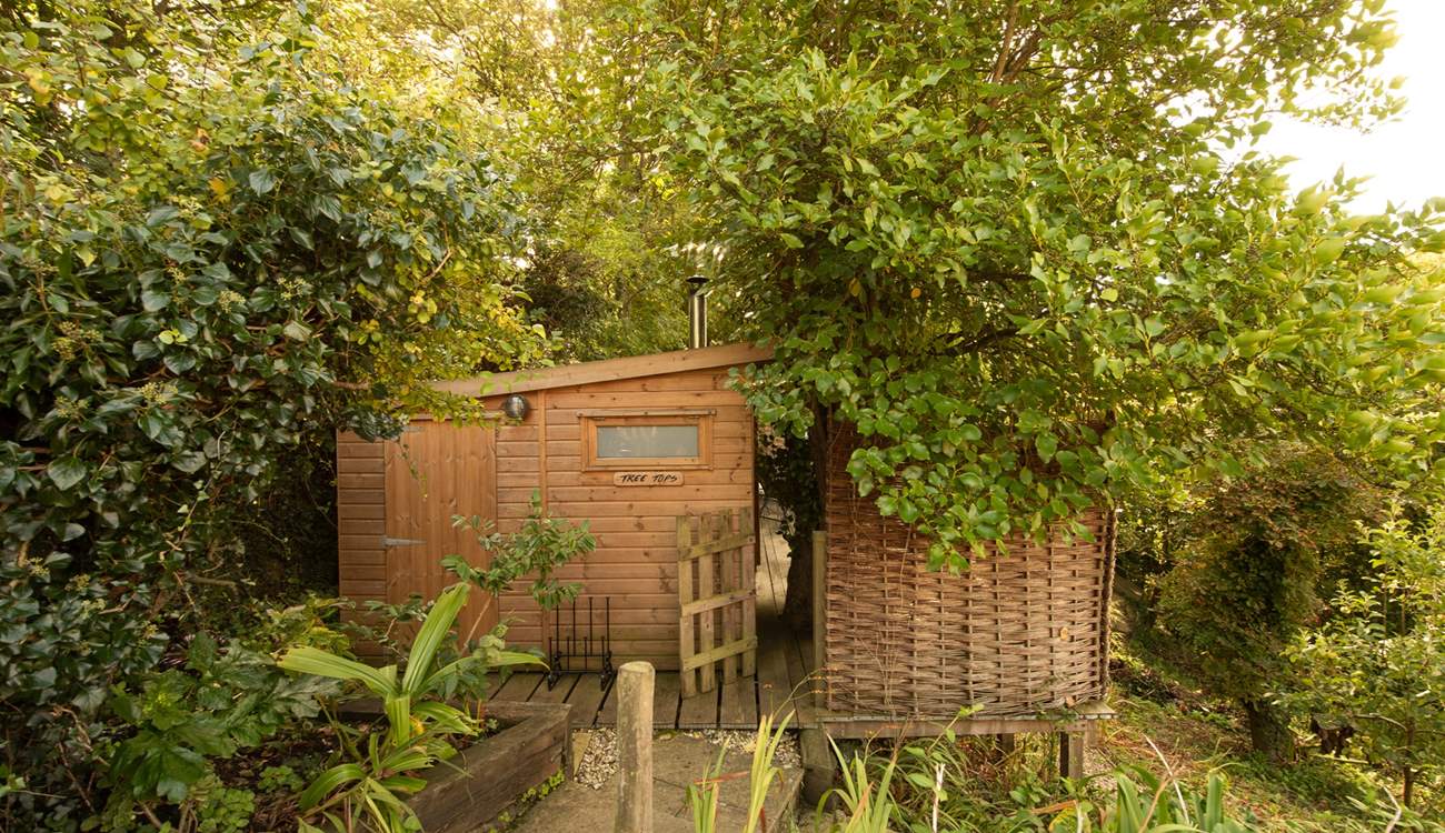 A true hideaway amongst the trees. 