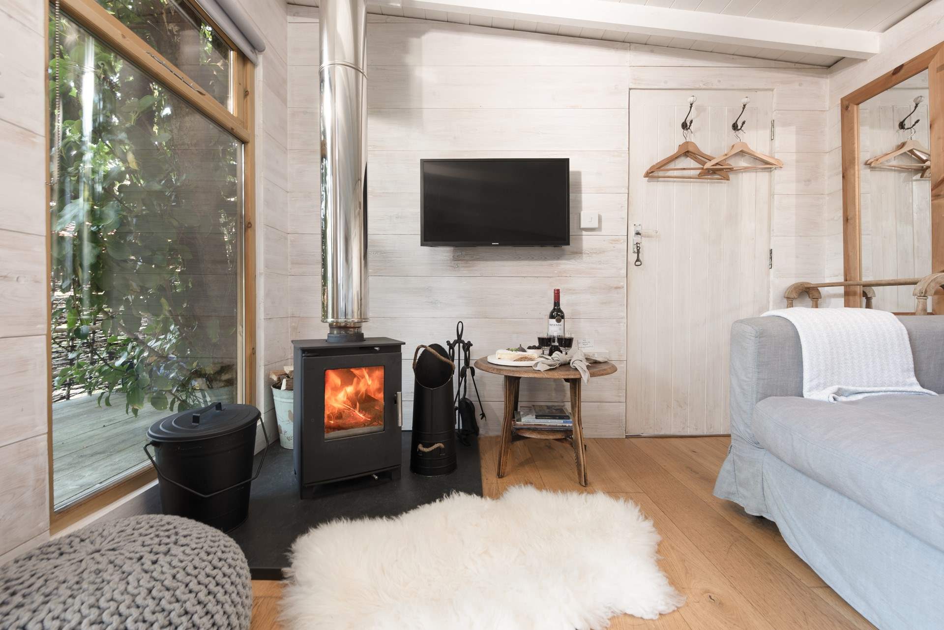 Return back to your humble abode, light the fire and snuggle down with your favourite film. 