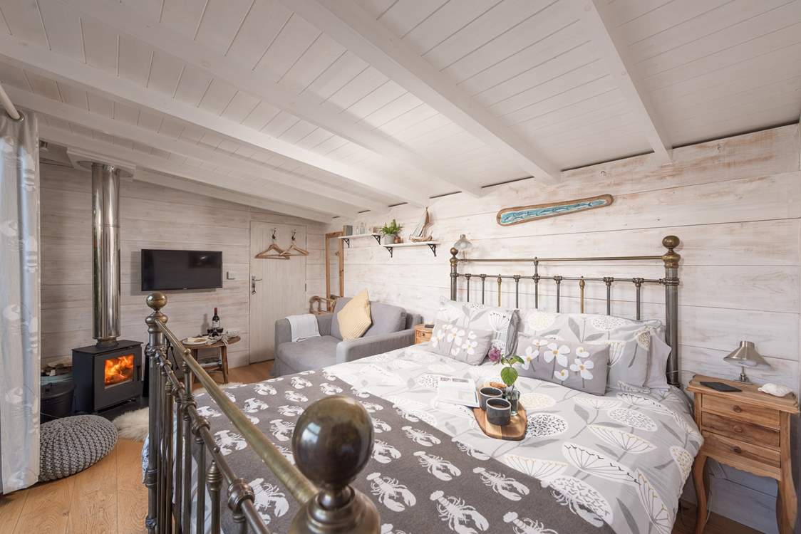 The open-plan space is perfect for easy living.