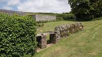 The grounds at Stancombe Manor are exceptionally well maintained.