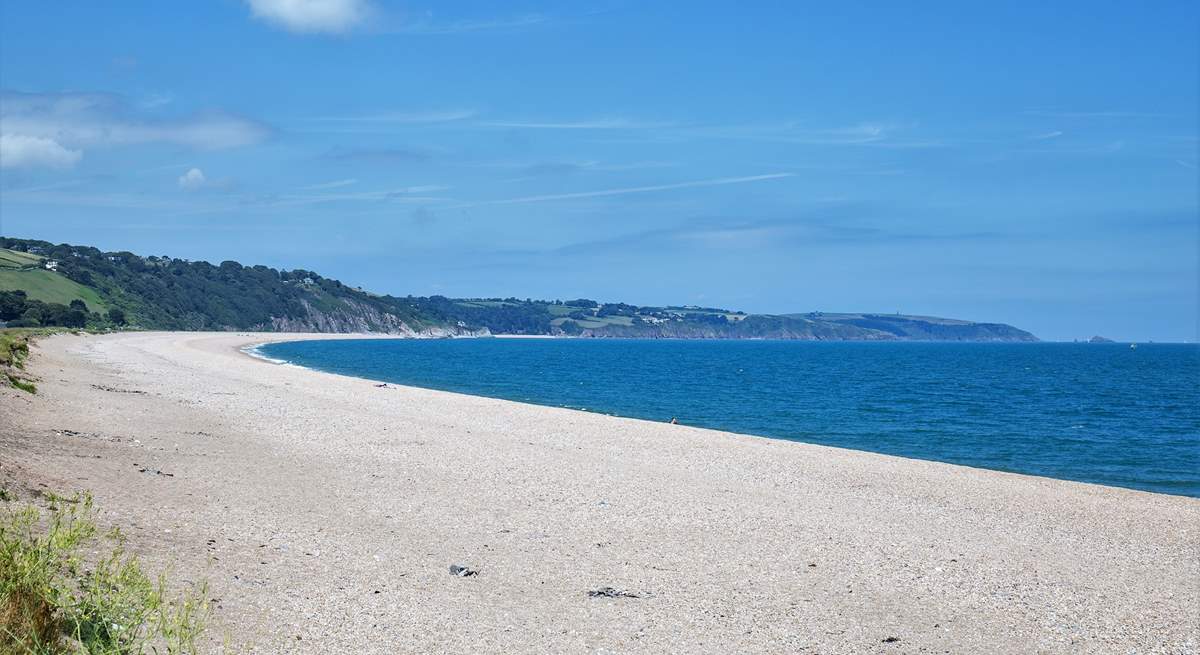 Slapton Sands beach is even closer and offers so much history to marvel at.