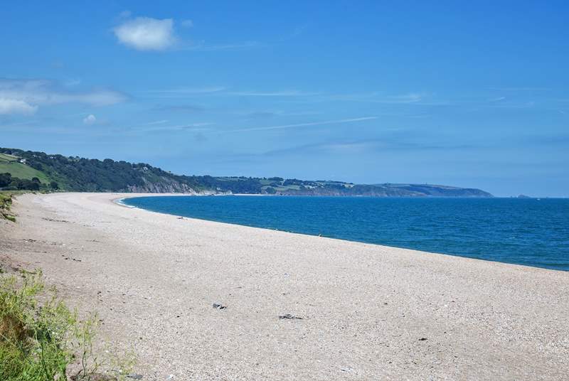 Slapton Sands beach is even closer and offers so much history to marvel at.