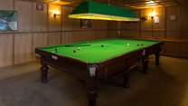 Even the adults are catered for with this full-size snooker table.