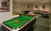 The communal games-room has a pool table, perfect for 'staying in' days. - Thumbnail Image