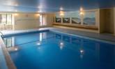 The stunning communal indoor heated pool is a very welcome sight on a dull day or in fact any day! - Thumbnail Image