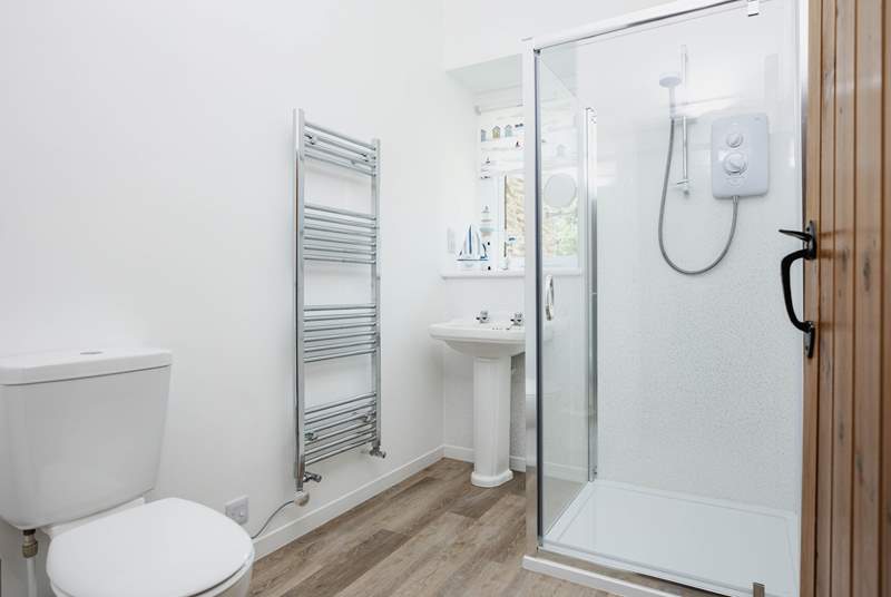 The modern shower-room can be found on the ground floor.