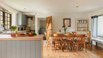 The dining-area is a great place to discuss the days plans and lay some new ones for tomorrow.