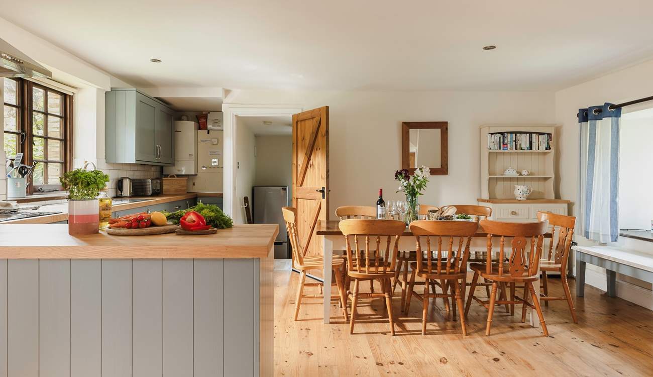 The dining-area is a great place to discuss the days plans and lay some new ones for tomorrow.