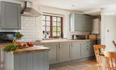 The large and well-equipped kitchen makes rustling up any meal a pleasure. - Thumbnail Image