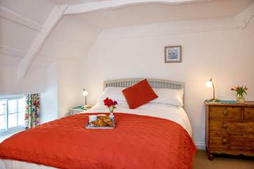 The master bedroom is so cosy.
