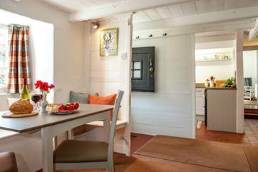 It is a light and bright living space.