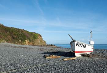 This is pretty cute Porthallow, a short drive away.