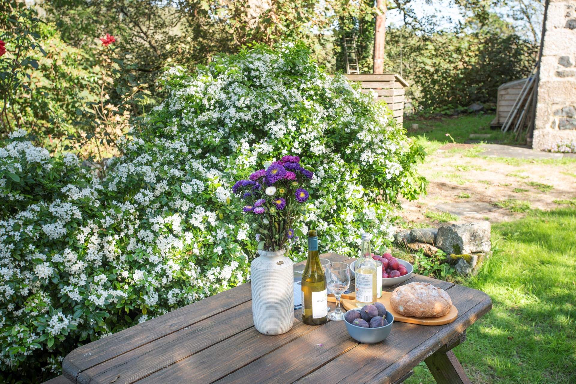Enjoy brunch in the fabulous garden.
