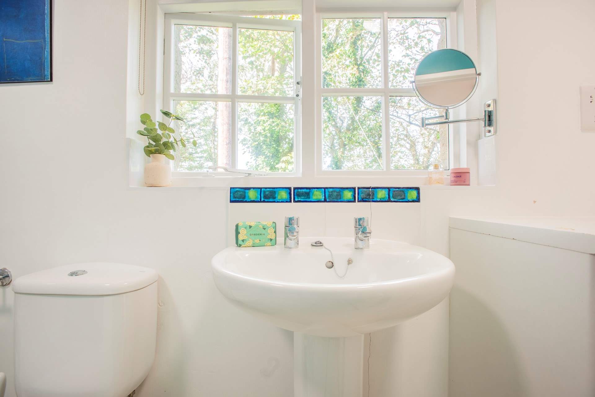 The shower-room is situated on the ground floor.