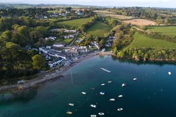 Perhaps pop to The Ferryboat Inn on the banks of The Helford.
