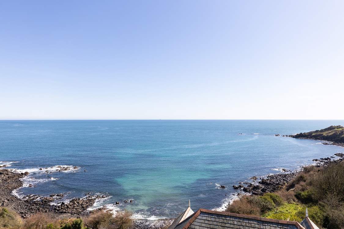 Turquoise waters as far as the eye can see!
