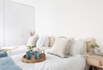 Bedroom 2 is situated between bedroom 1 and 3.