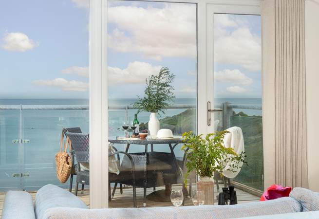 The balcony is just perfect for relaxing on or watching the sun set at the end of the day.