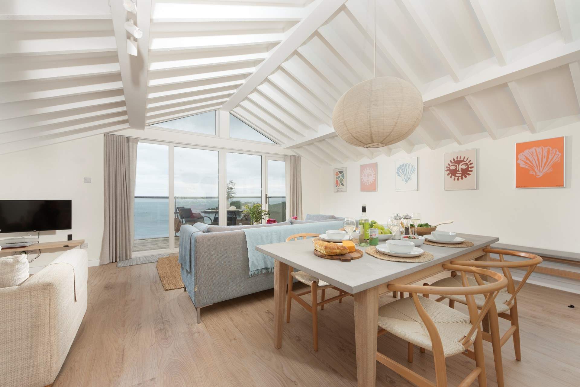 The first floor is completely open plan making it perfect for socialising.