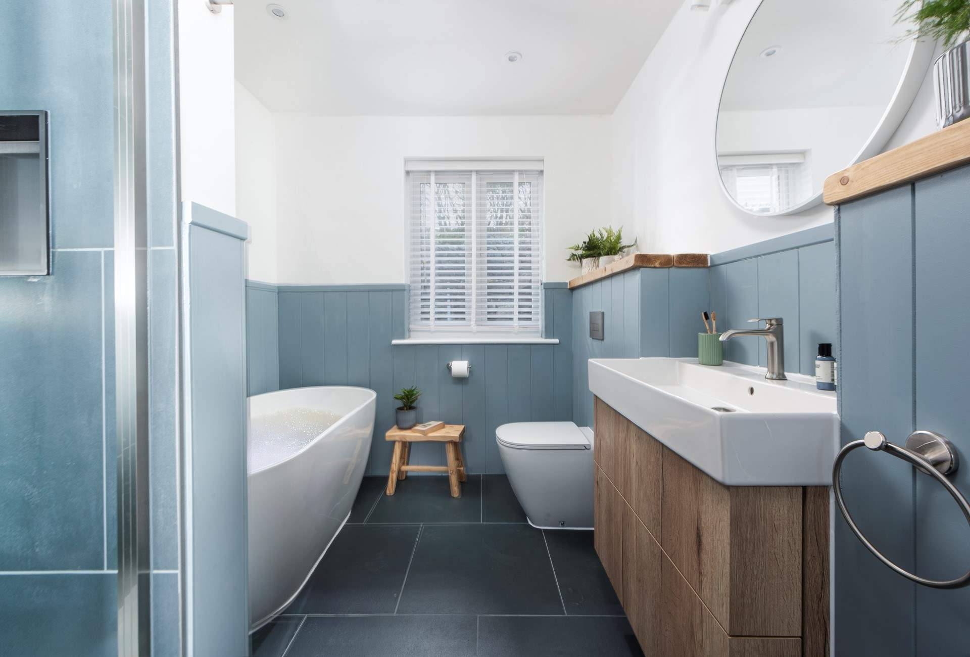 The en suite bathroom to bedroom 1 is brand new for 2026.