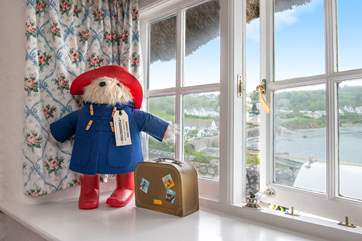 Paddington Bear keeping a close eye on Coverack.