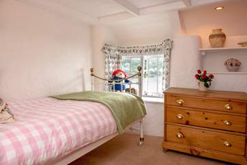 The other single bedroom is quite quirky (Bedroom 4).