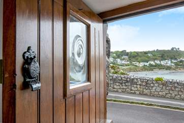 What an outlook from your front door.