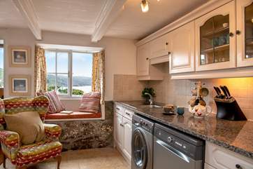 Enjoy fabulous views from the kitchen.