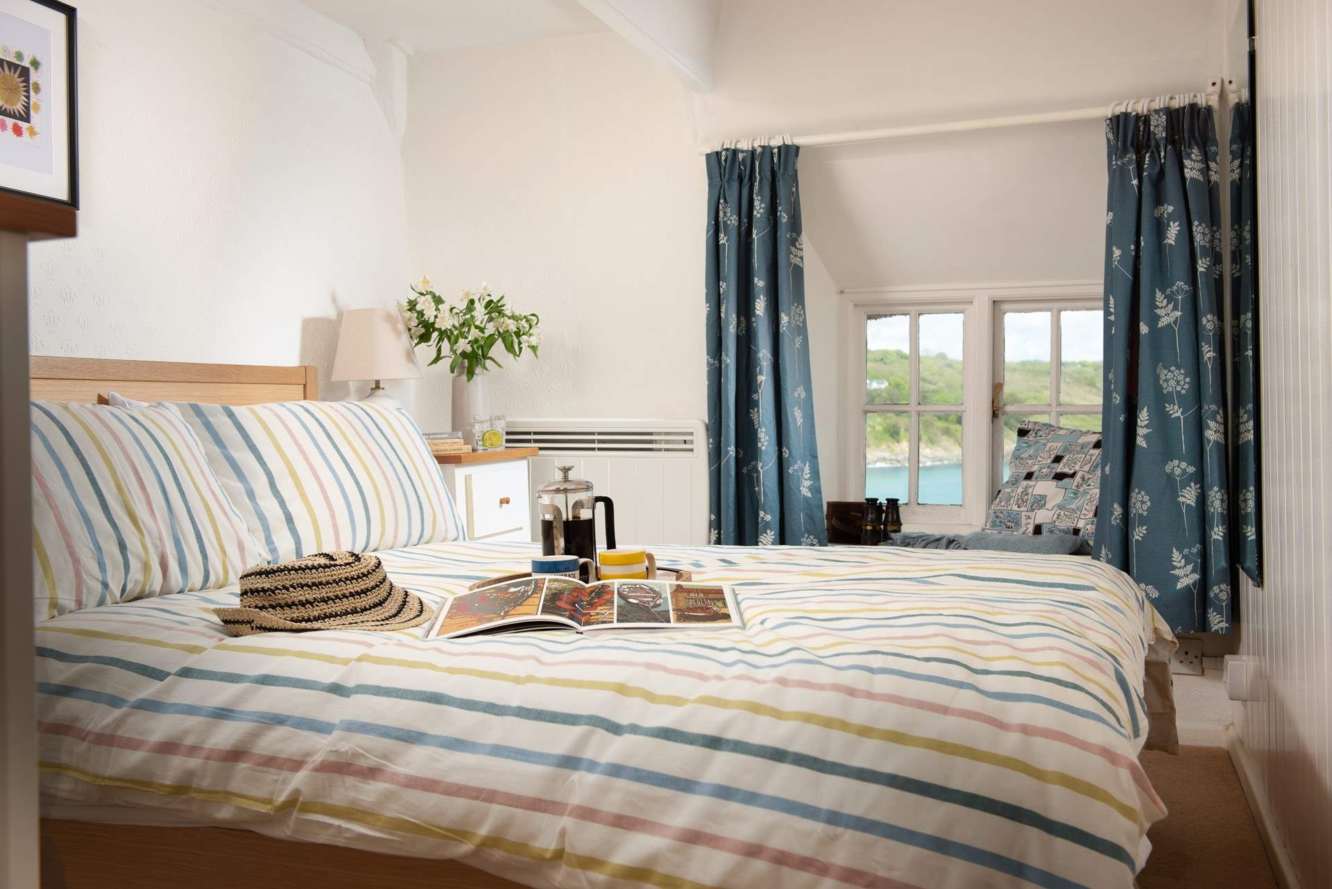 Bedroom 3 has a fabulous view and a comfy double bed. 