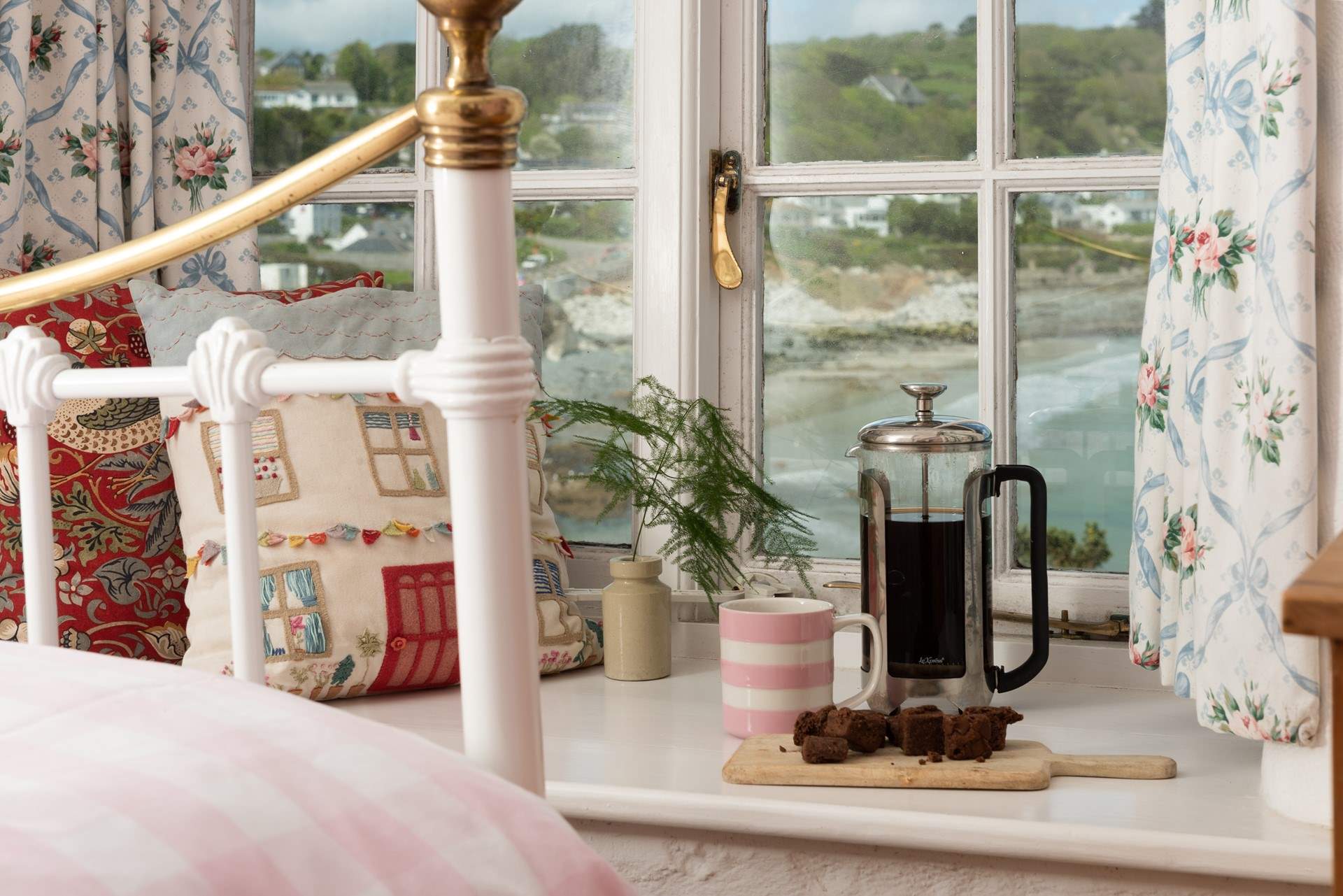 Take in the view from bedroom with your morning coffee. 