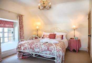 The master bedroom (Bedroom 1) (please note robes are not provided).
