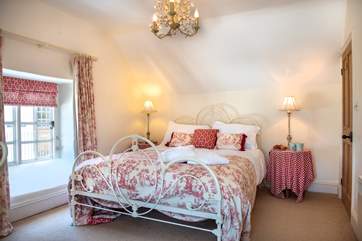 The master bedroom (Bedroom 1) (please note robes are not provided).