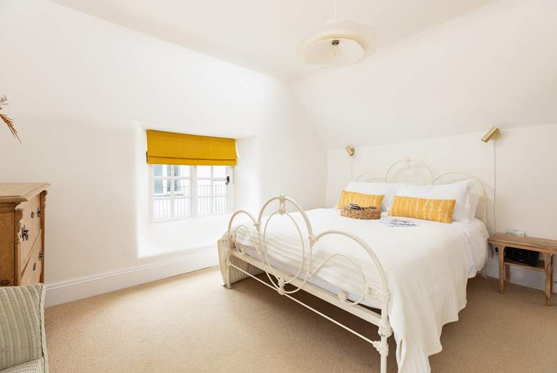Bedroom 1 is light and spacious with fabulous sea views.