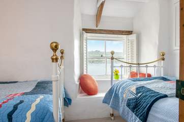 Who will get the bed with the view?